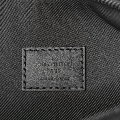 Louis Vuitton Grained Calfskin Aerogram Takeoff Pouch Black 6 of 10