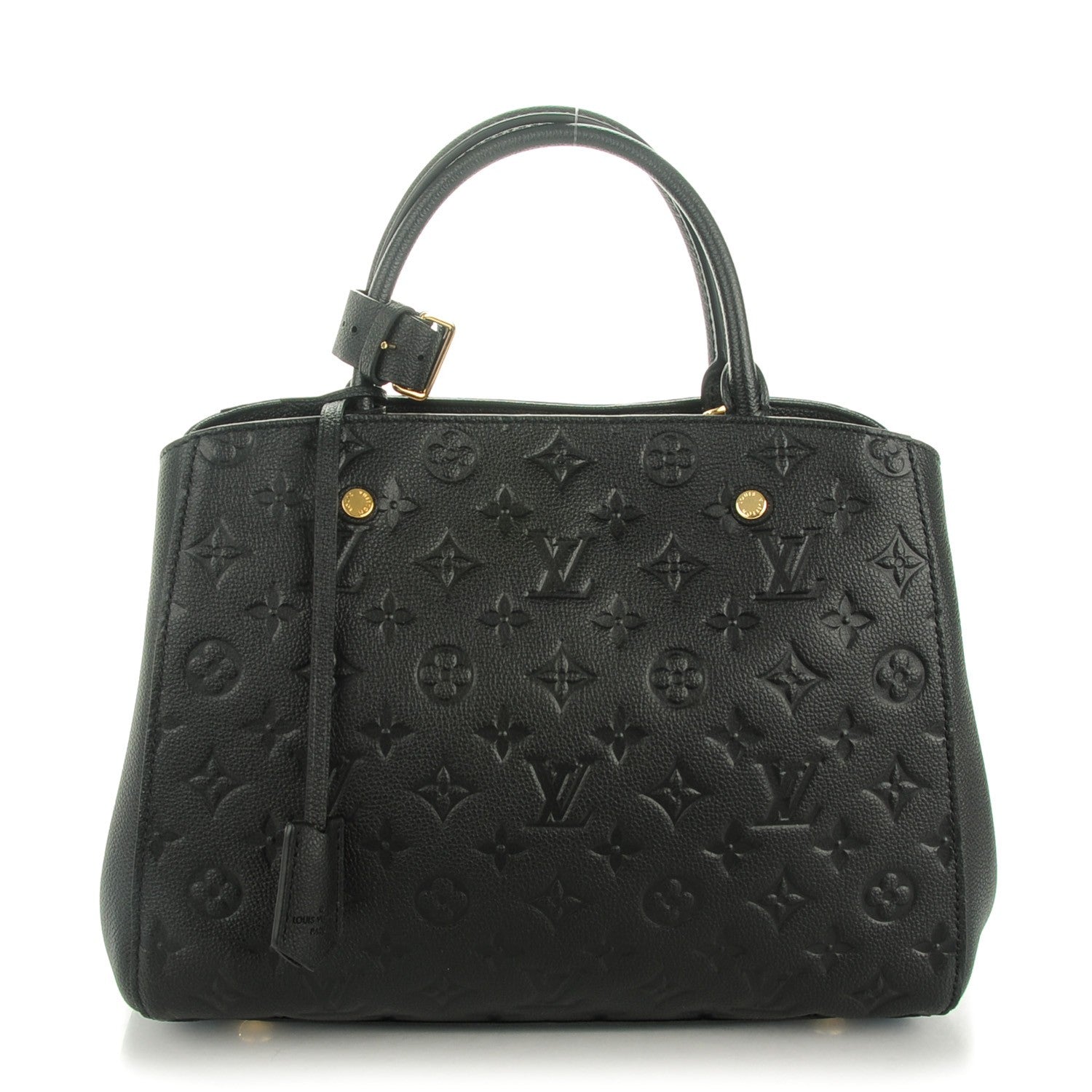 Louis Vuitton Empreinte Montaigne MM Black 1 of 8