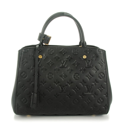 Louis Vuitton Empreinte Montaigne MM Black 1 of 8