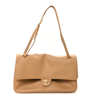 Chanel Grained Calfskin Small Souplissimo Maxi Flap Dark Beige 1 of 10