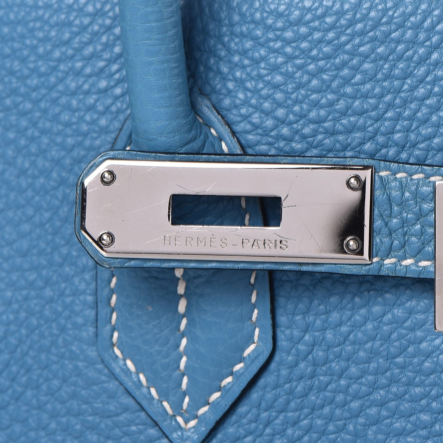 Hermes Togo Birkin 35 Blue Jean 18 of 39