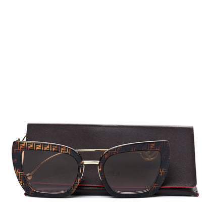 Fendi Acetate Metal F is Fendi FF Square Cat Eye Sunglasses FF 0424/F/S Havana 7 of 7