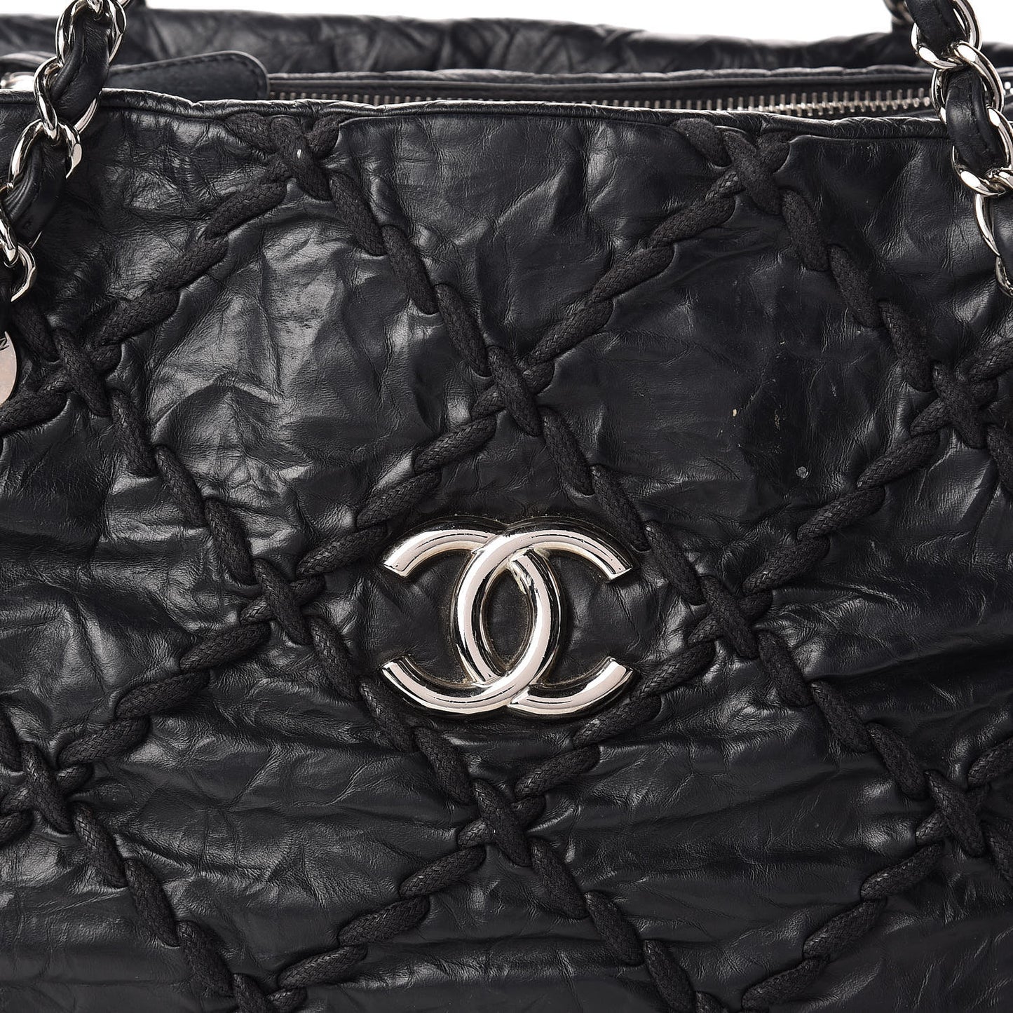 Calfskin Ultra Stitch Tote Black