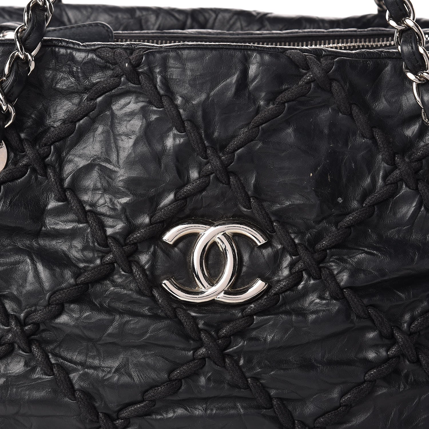 Chanel Calfskin Ultra Stitch Tote Black 9 of 23