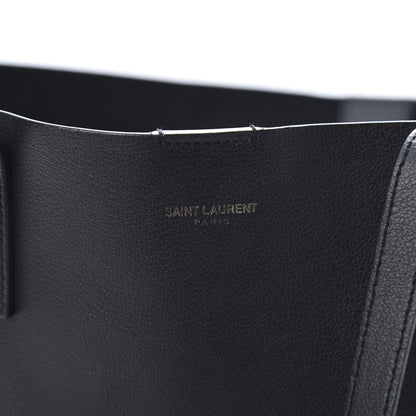 Saint Laurent Calfskin Large Shopping Tote Black 12 of 13