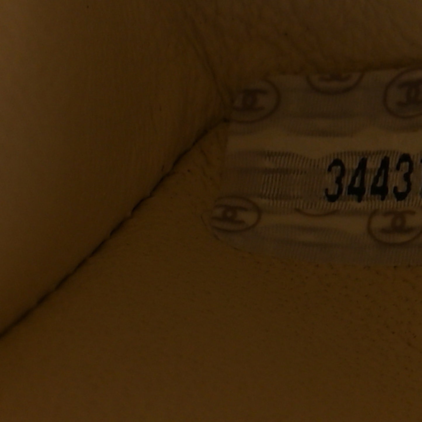 Lambskin Quilted Medium Double Flap Beige