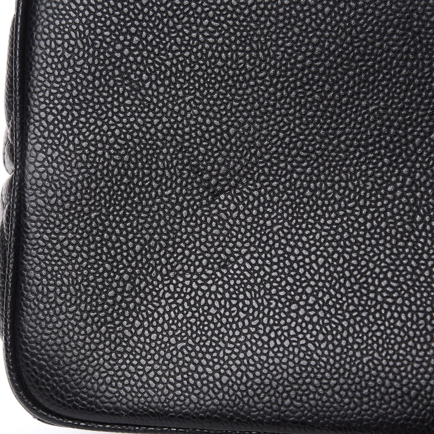 Caviar Quilted Medallion Tote Black