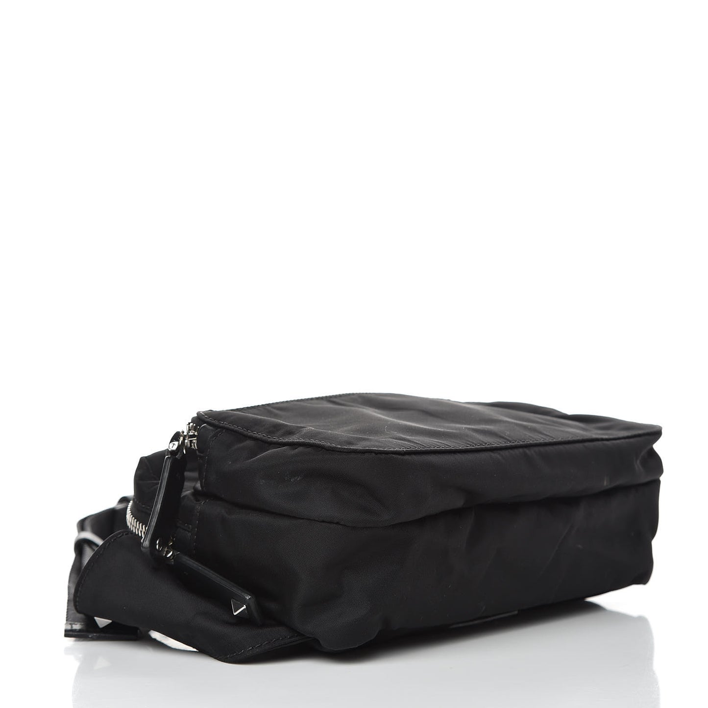 Nylon VLTN Banane Belt Bag Black