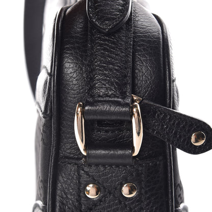 Gucci Monogram Crest Shoulder Bag Black 11 of 12