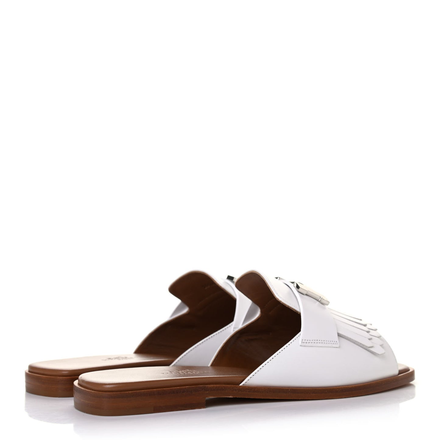 Calfskin Auteuil Sandals 36 White