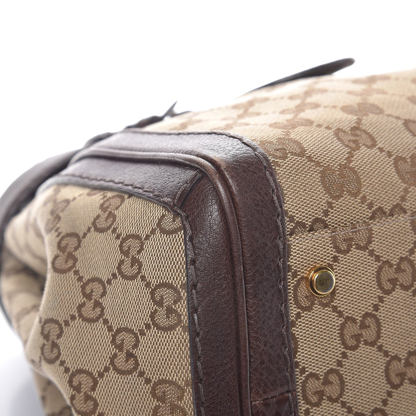 Monogram Medium GG Running Tote Dark Brown
