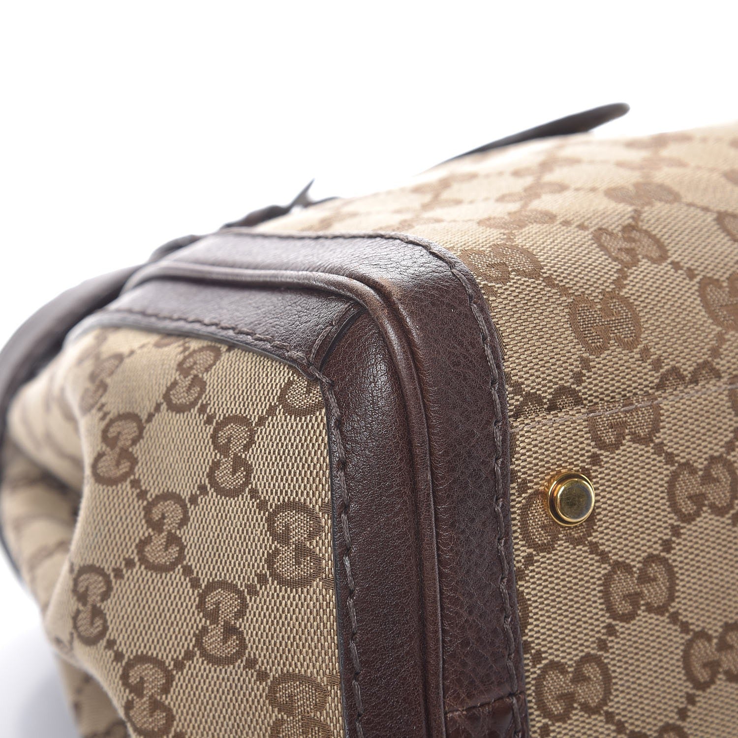 Gucci Monogram Medium GG Running Tote Dark Brown 10 of 14