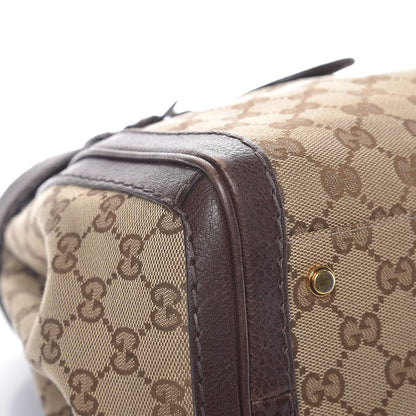 Gucci Monogram Medium GG Running Tote Dark Brown 10 of 14
