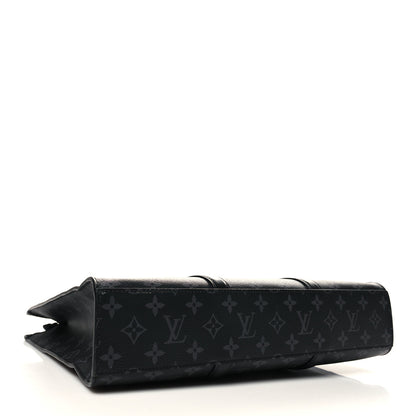 Louis Vuitton Monogram Eclipse Sac Plat Horizontal Zipper 4 of 10