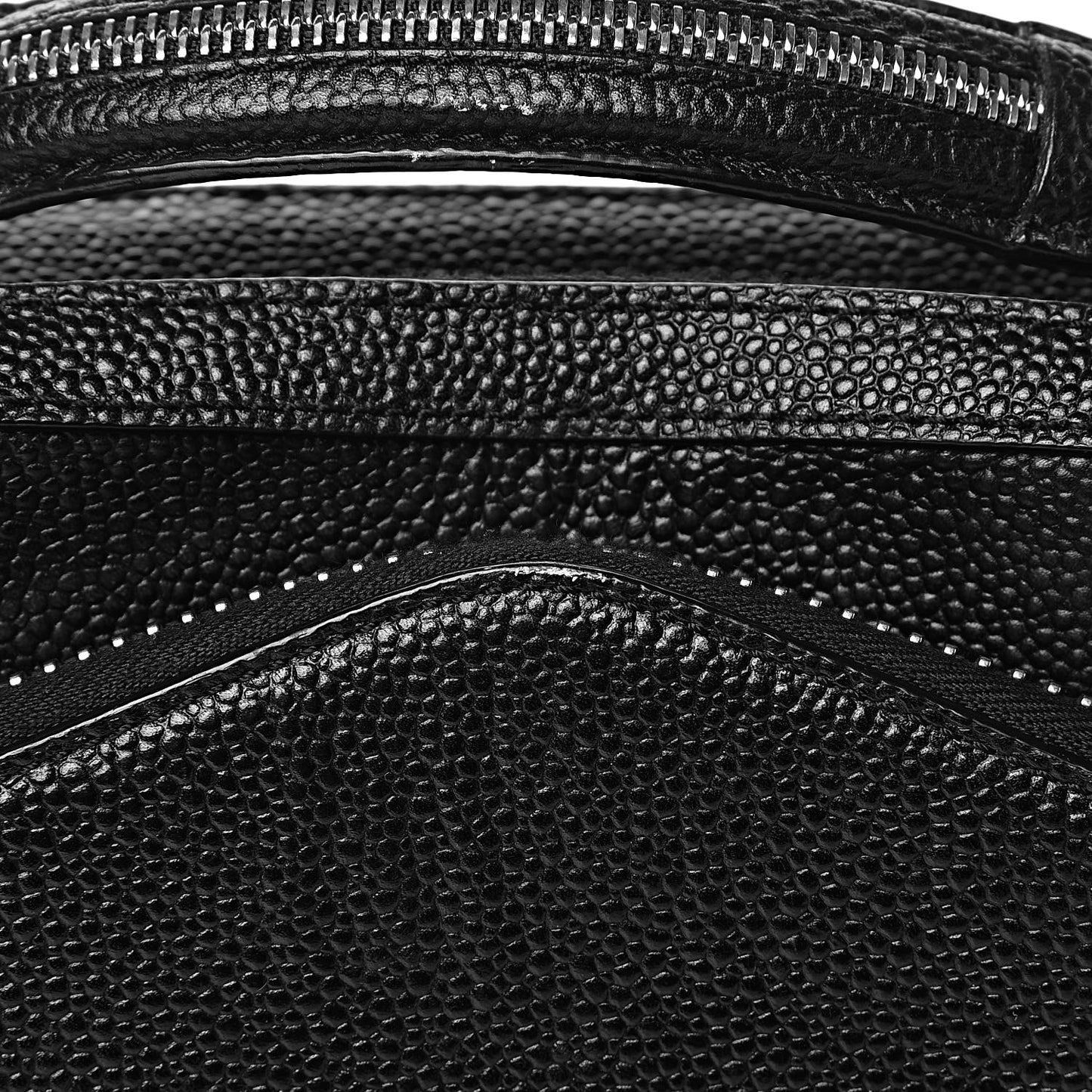 Pebbled Calfskin Rafael Crossbody Bag Black