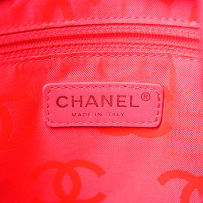 Chanel Calfskin Quilted Medium Cambon Tote White Black 5 of 11