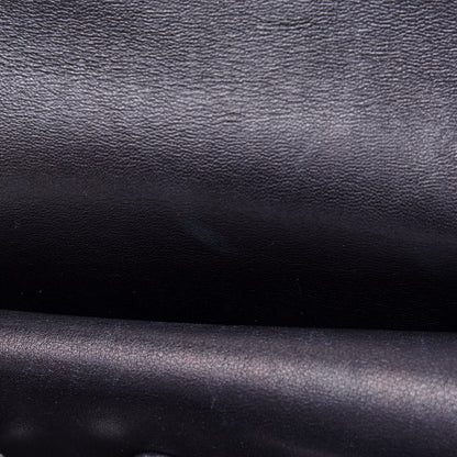 Valentino Garavani Vitello Rockstud Flip Lock Shoulder Flap Bag Black 7 of 12