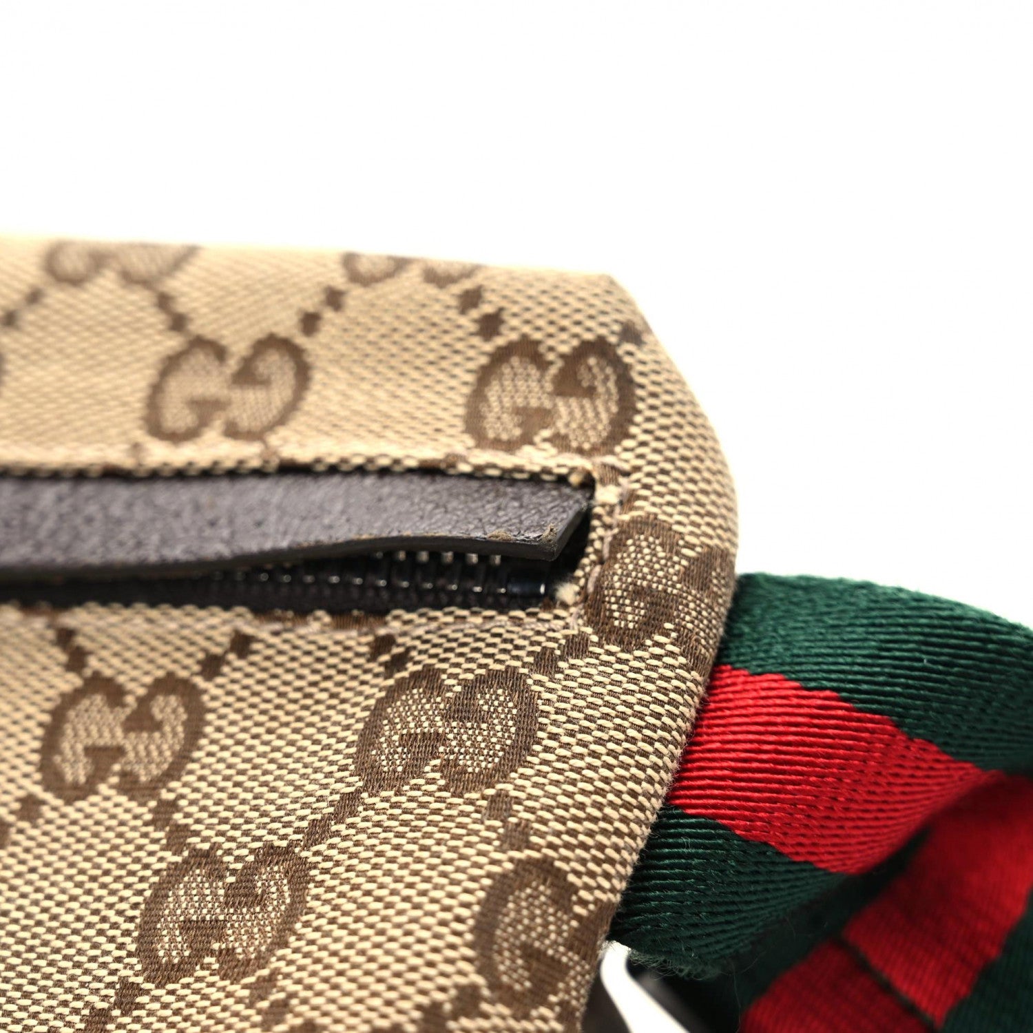 Gucci GG Monogram Double Pocket Belt Bag Dark Brown 16 of 16
