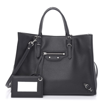 Balenciaga Veau Papier A6 Zip Around Tote Black 1 of 11