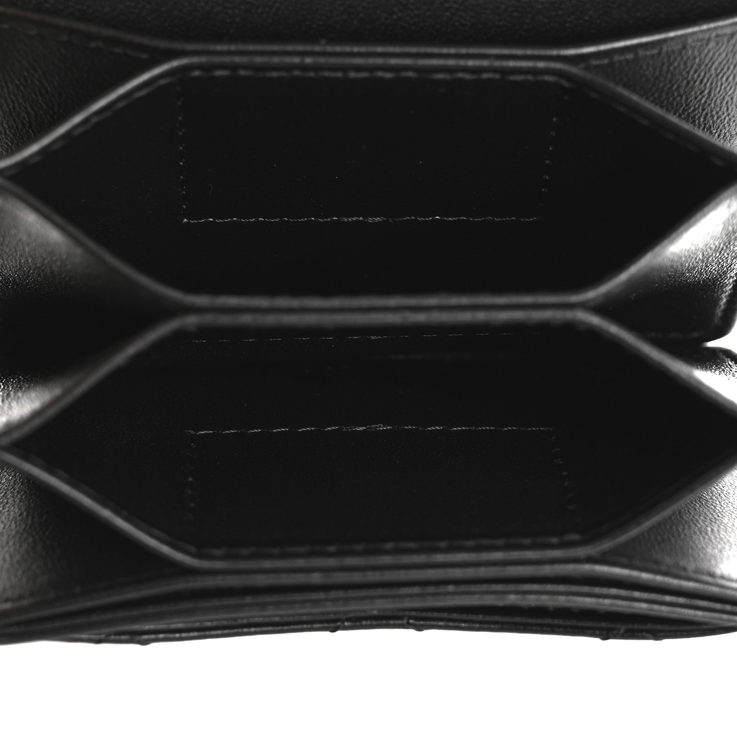 Chanel Lambskin Quilted Flap Card Holder With Cuff Black 5 of 10