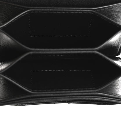 Chanel Lambskin Quilted Flap Card Holder With Cuff Black 5 of 10