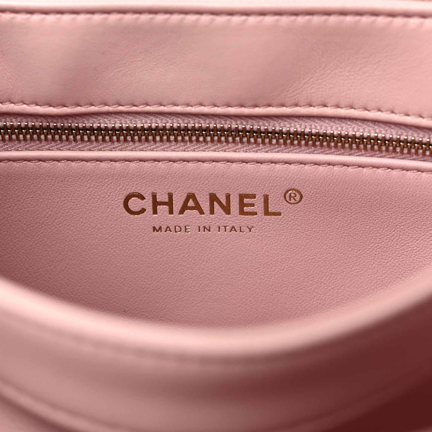 Lambskin Quilted Small Trendy Chain CC Flap Dual Handle Bag Light Pink