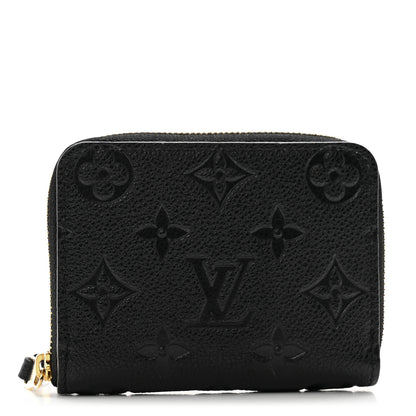 Louis Vuitton Empreinte Zippy Coin Purse Black 1 of 8