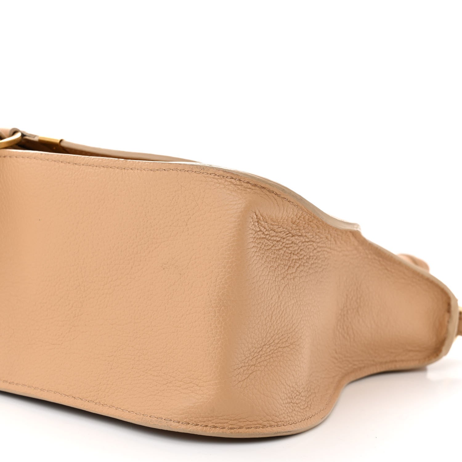 Chloe Calfskin Braided Medium Marcie Double Carry Milky Brown 10 of 12