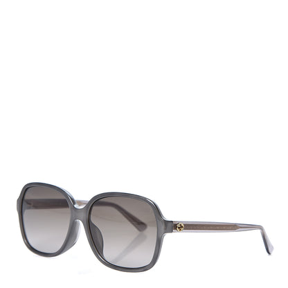 Gucci Acetate Square Frame Sunglasses GG 3834/F/S Grey Pearl 1 of 8