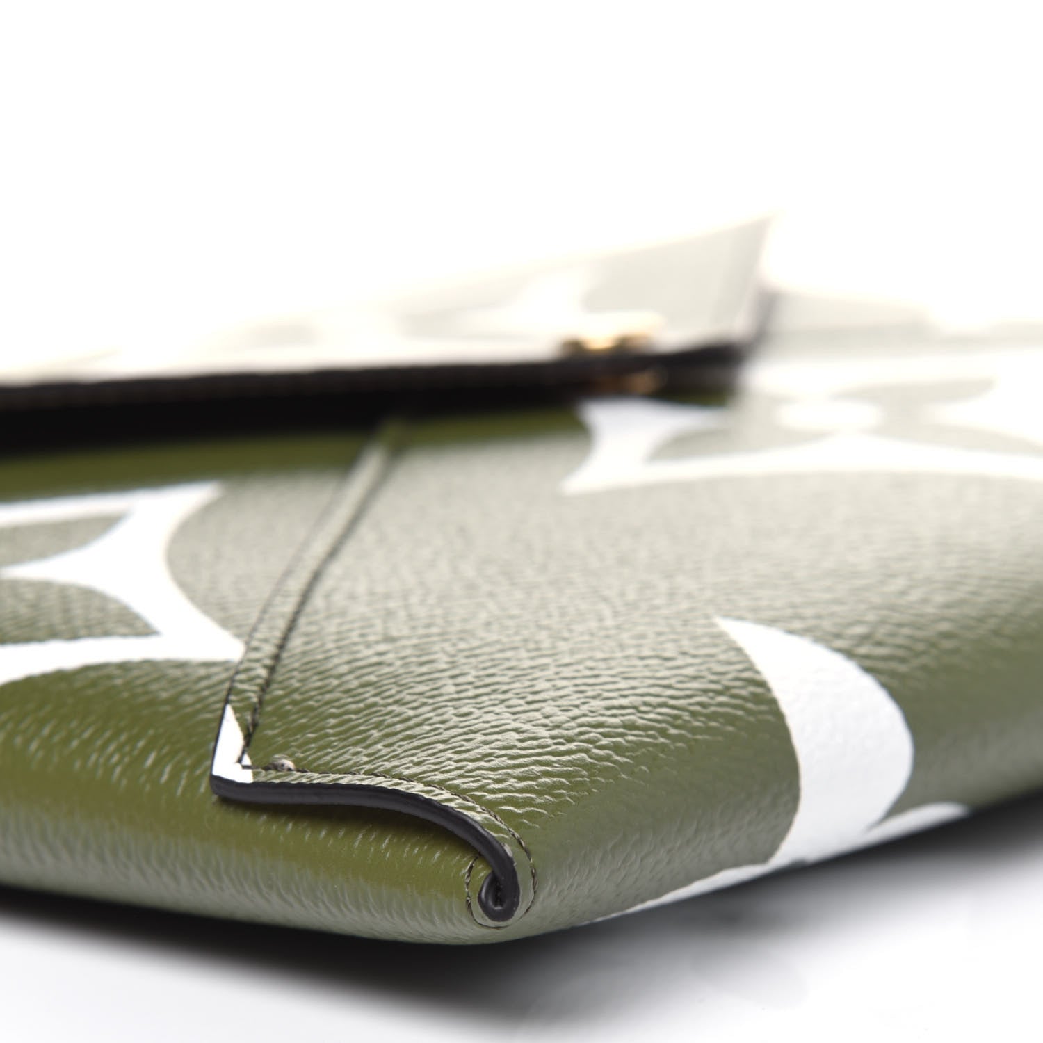 Louis Vuitton Monogram Giant Large Kirigami Pochette Kaki 8 of 10