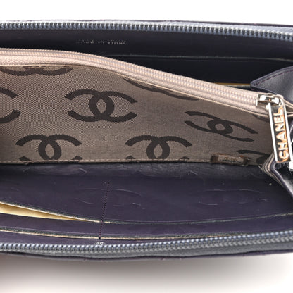 Chanel Calfskin Cambon Zip Around Organizer Wallet Purple 11 of 22