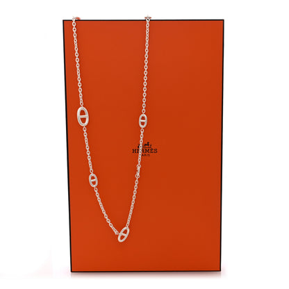Hermes Sterling Silver Farandole Necklace 120 5 of 5