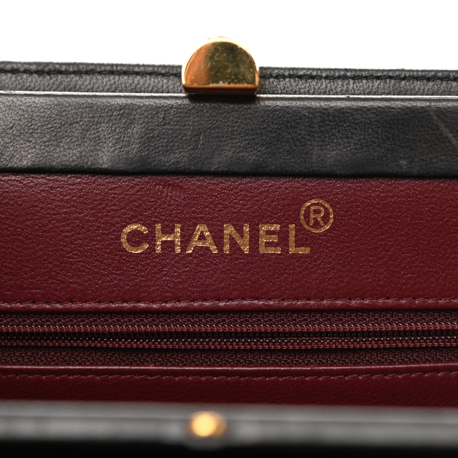 Chanel Lambskin Quilted Top Handle Bag Black 5 of 10