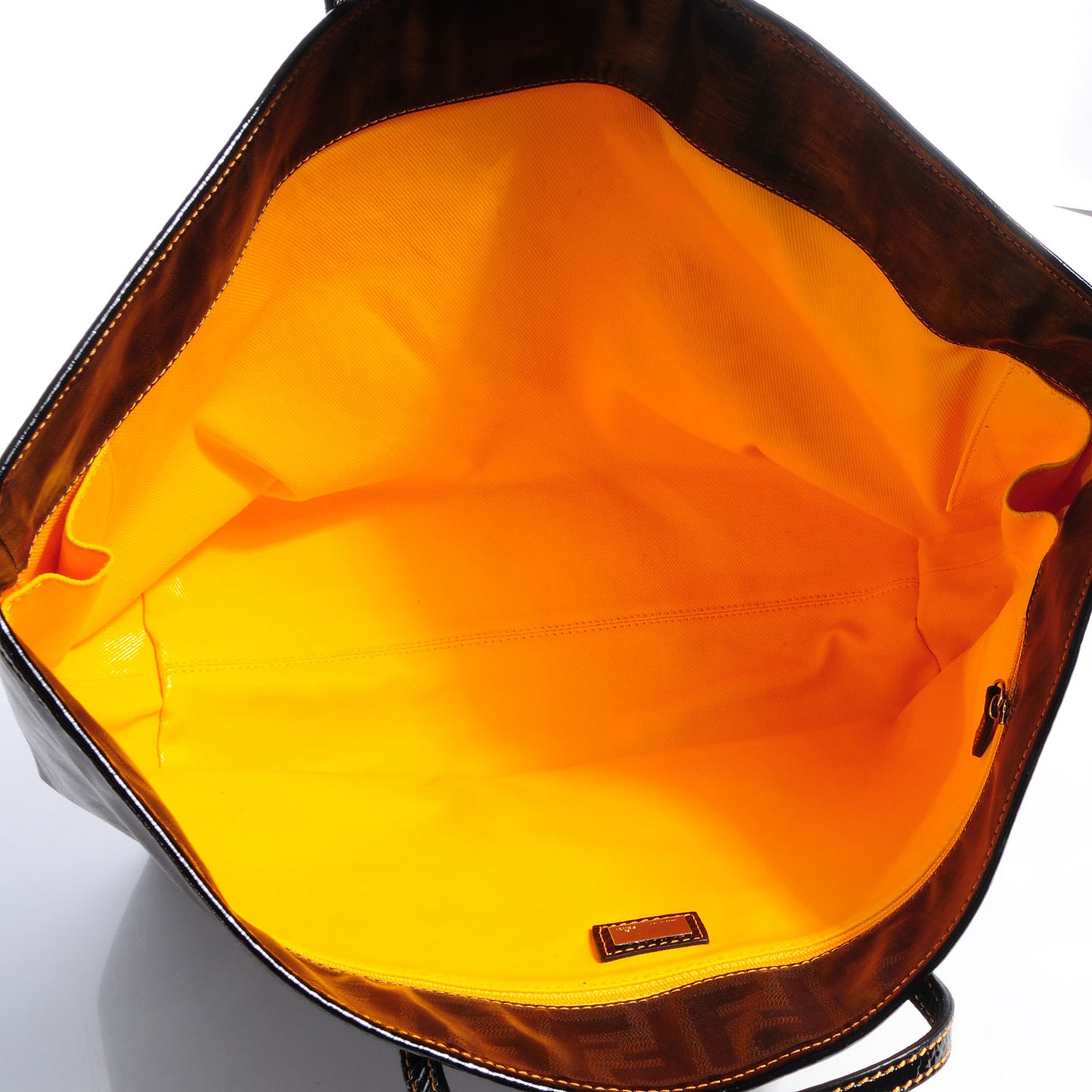 Zucca Spalmati Matrioska Roll Tote Tobacco Black