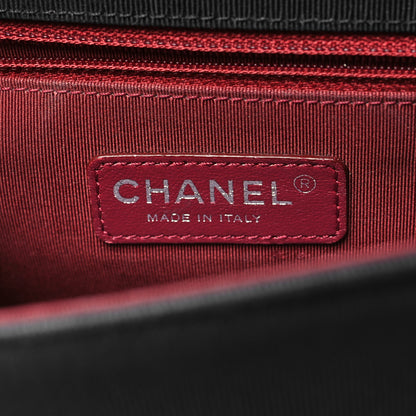 Chanel Calfskin Quilted Ballerine Flap Black Beige 8 of 15