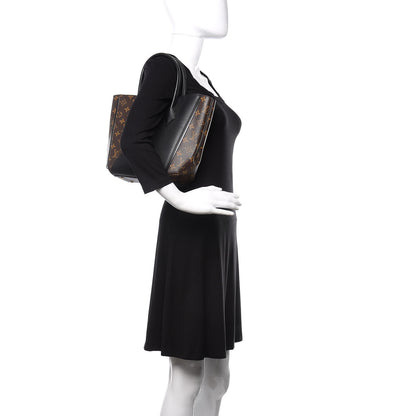 Louis Vuitton Calfskin Monogram Kimono Tote PM Black 2 of 9