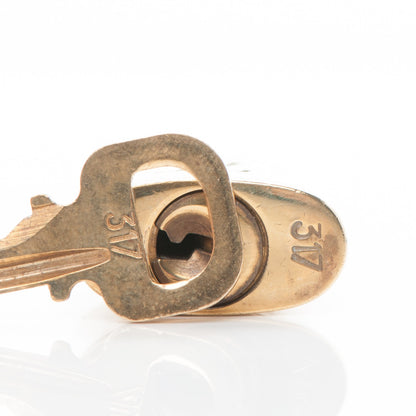 Louis Vuitton Brass Lock and Key Set #317 3 of 3