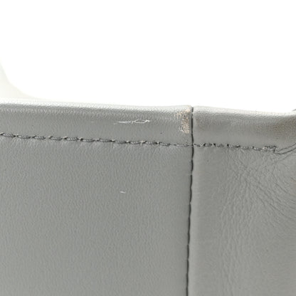 Christian Dior Calfskin Embossed Medium Book Tote Grey 11 of 13