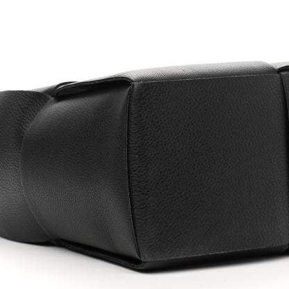Bottega Veneta Grained Calfskin Maxi Intrecciato Arco Tote Black 9 of 10