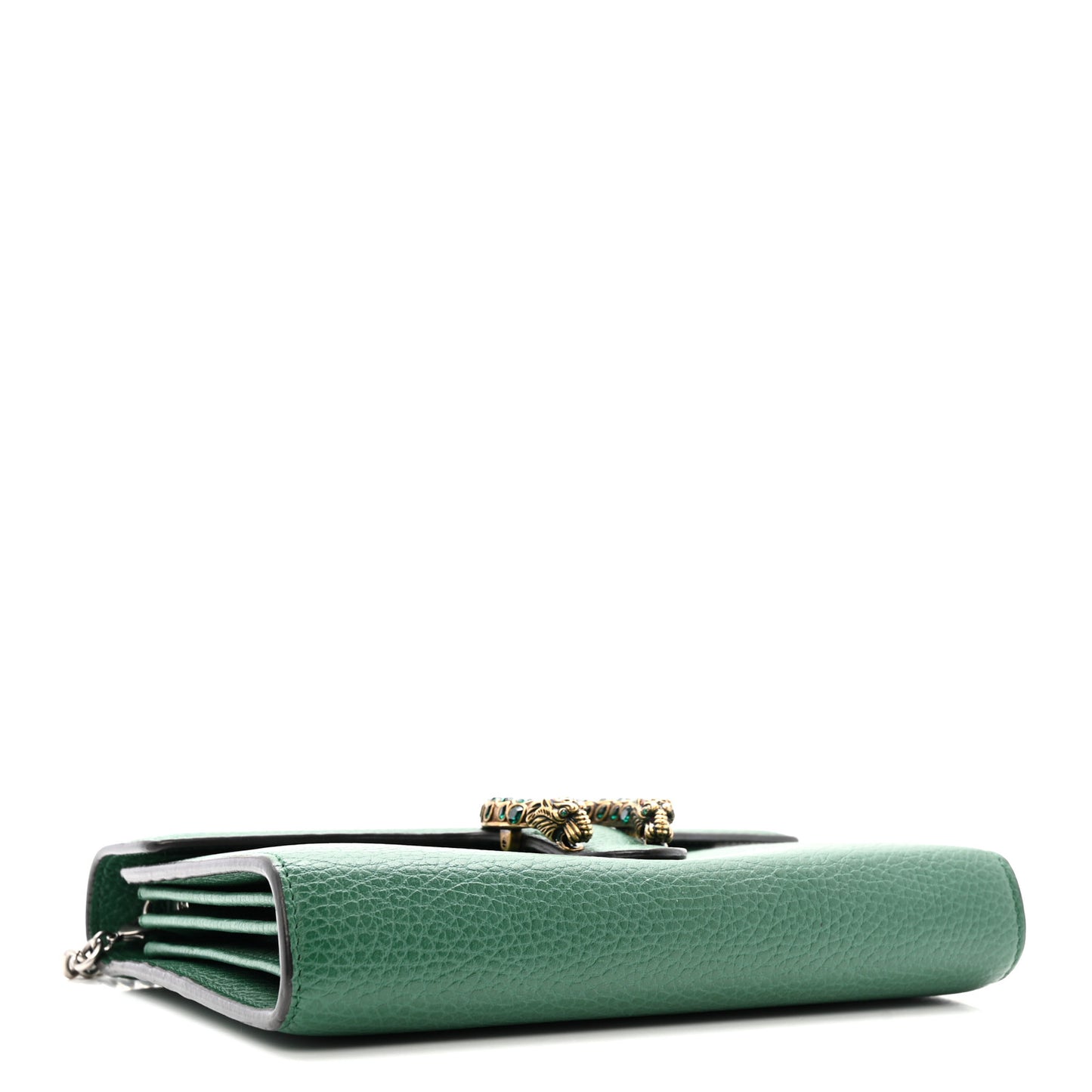 Calfskin Mini Dionysus Chain Wallet Emerald