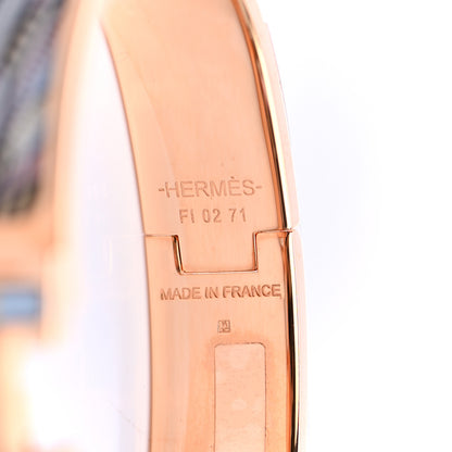 Hermes Enamel Narrow Pegase Pop Clic Clac H Bracelet PM Album De Soie Bis 4 of 4