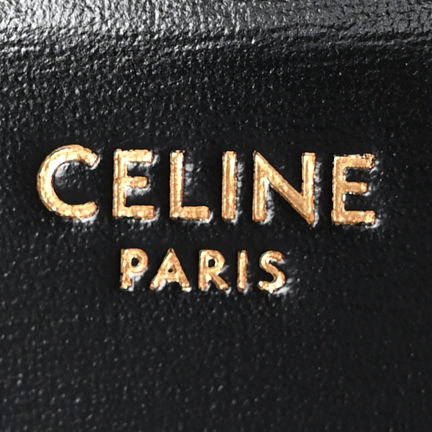 Celine Shiny Calfskin Teen Triomphe Black 6 of 10