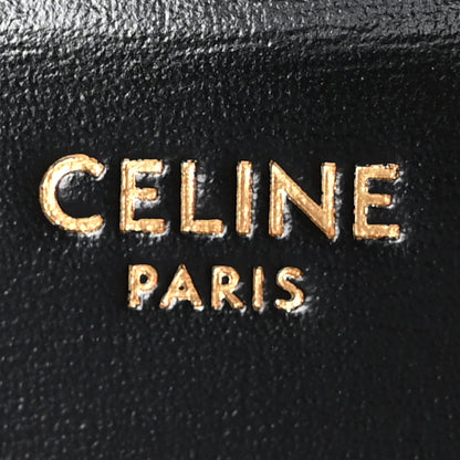 Celine Shiny Calfskin Teen Triomphe Black 6 of 10