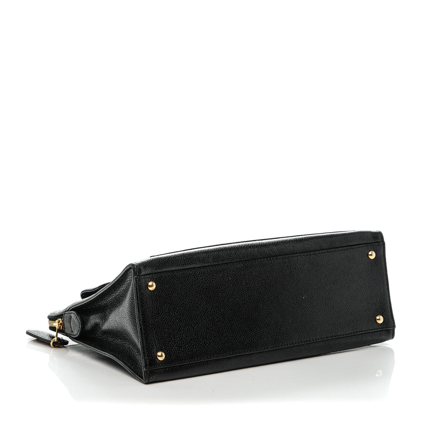 Chanel Caviar Flap Shoulder Bag Black 4 of 9