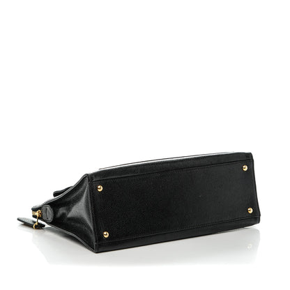 Chanel Caviar Flap Shoulder Bag Black 4 of 9