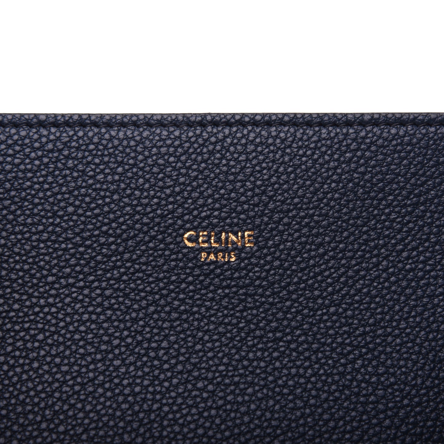 Soft Grained Calfskin Small Belt Cabas Phantom Navy