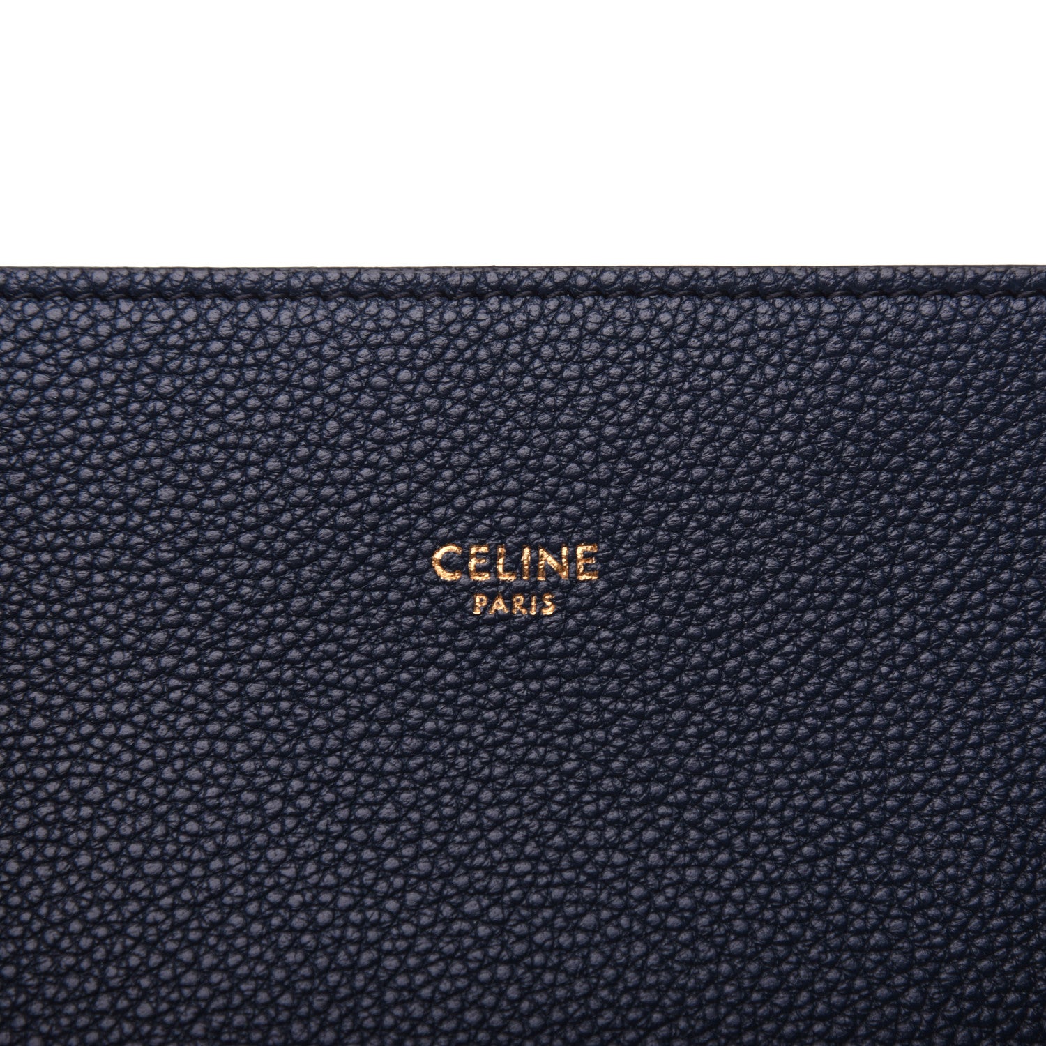 Celine Soft Grained Calfskin Small Belt Cabas Phantom Navy 6 of 9