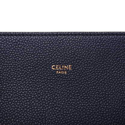 Celine Soft Grained Calfskin Small Belt Cabas Phantom Navy 6 of 9