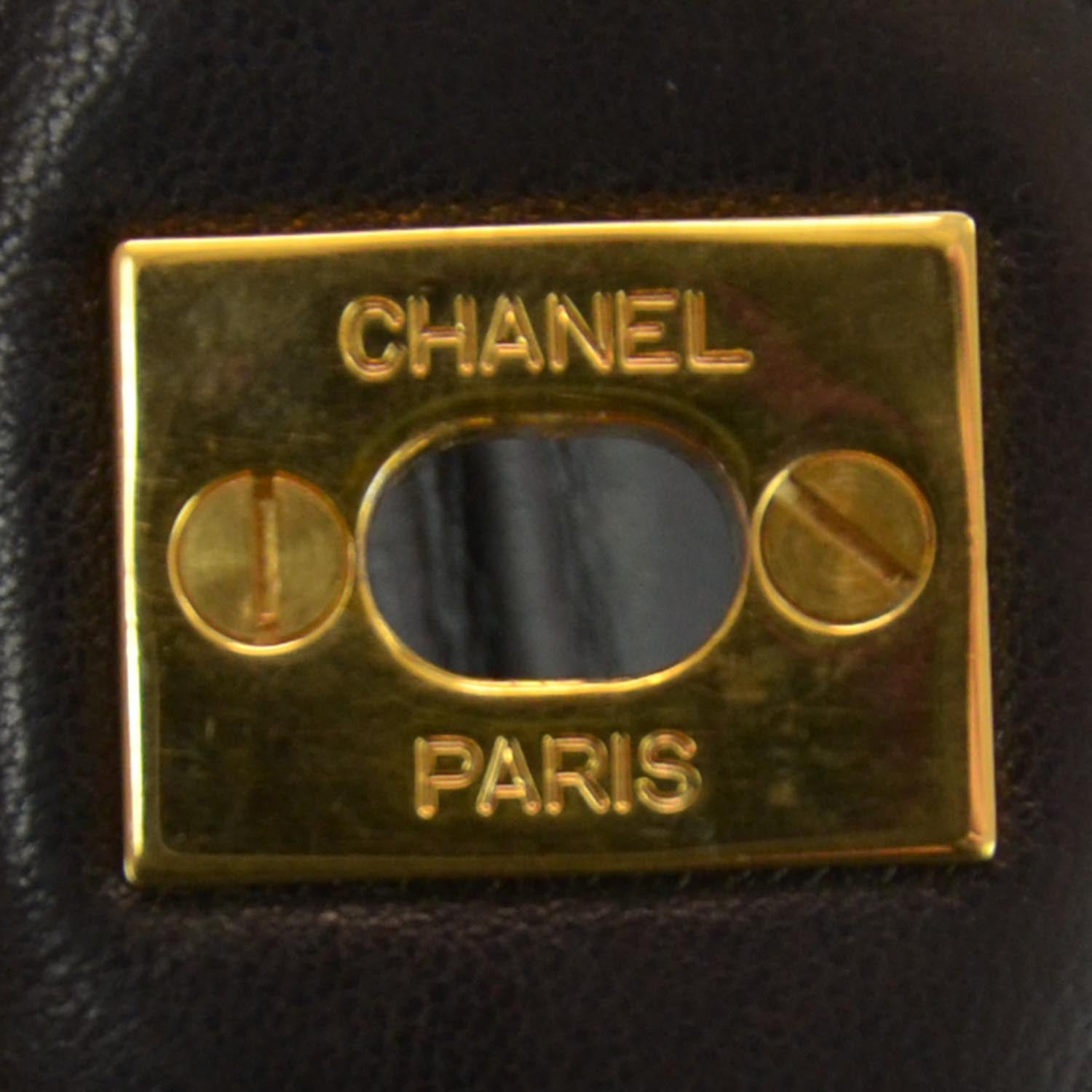 Chanel Lambskin Double Sided Medium Flap Black 9 of 9