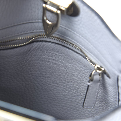Valentino Garavani Pebbled Calfskin Mini Rockstud Flip-Lock Messenger Bag Pastel Grey 7 of 10